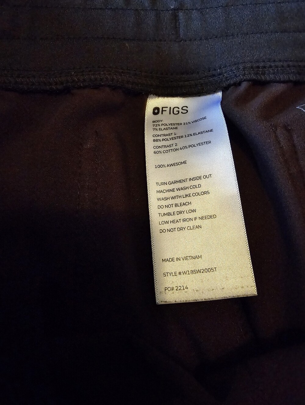 Figs Espresso Zamora Scrub Set - Picture 5 of 6
